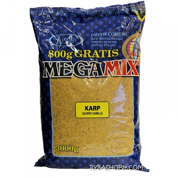 Lorpio Megamix 3kg Univerzální - kapr,cejn,plotice od 0 Kč | Rybaření.cz